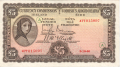 Ireland, Republic Of 1 5 Pounds, Prefix 45T, 23.9.1940